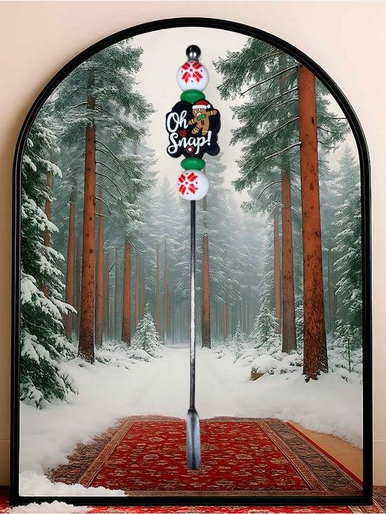 Handmade Other - Oh Snap! Gingerbread Man Festive Drink Stir